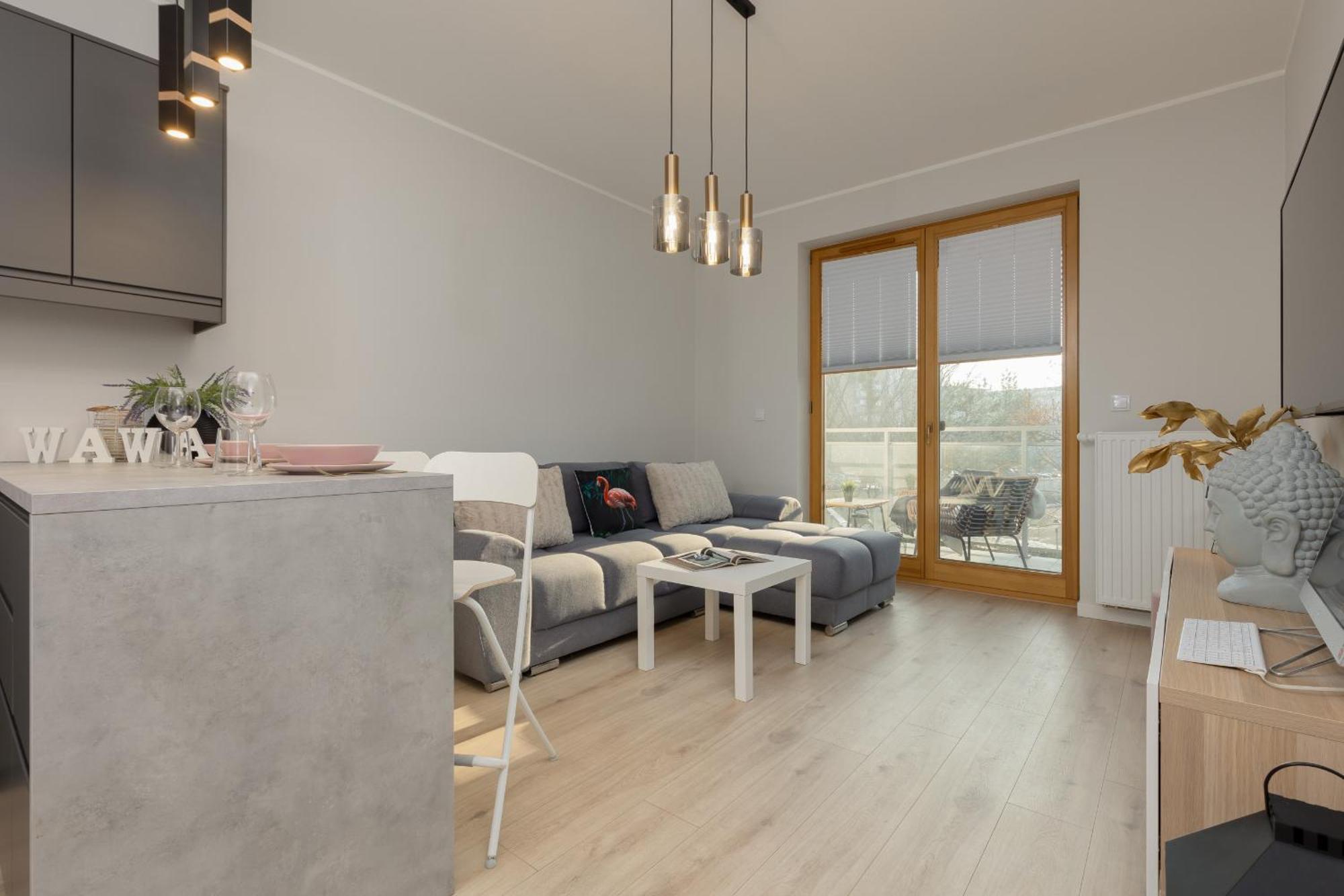 Beautiful Apartament Bobrowiecka With Balcony By Renters Lägenhet
