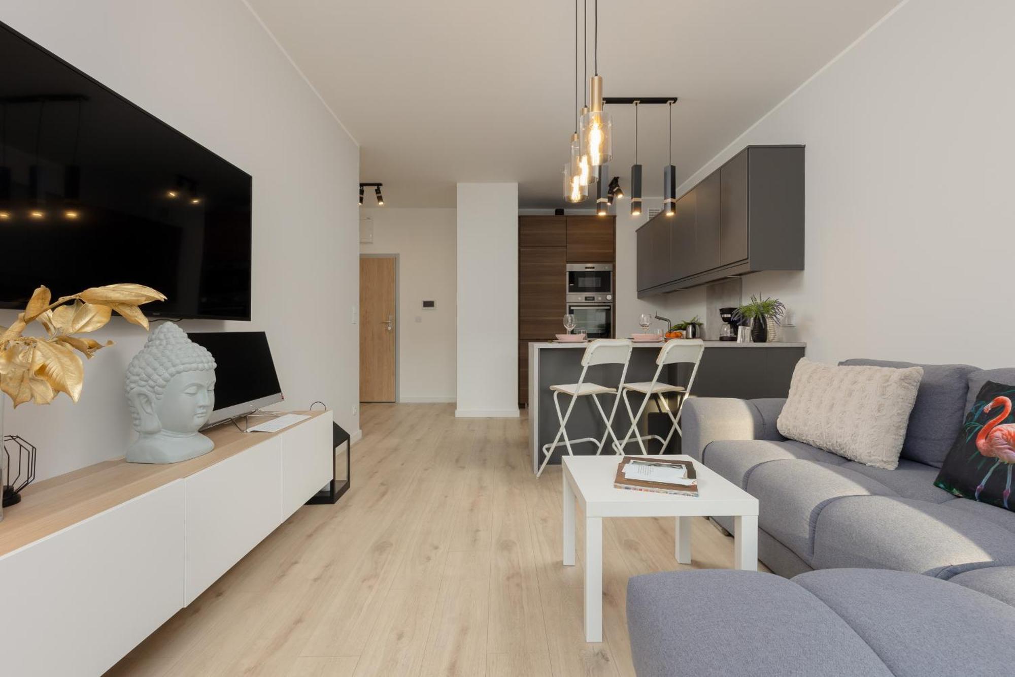 Beautiful Apartament Bobrowiecka With Balcony By Renters Lägenhet Warszawa